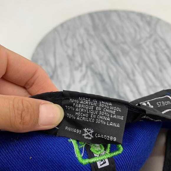 Washington Nationals Hat Mens 7 1/4 Red Blue 59Fifty Fitted Wool Blend New Era - Picture 12 of 14